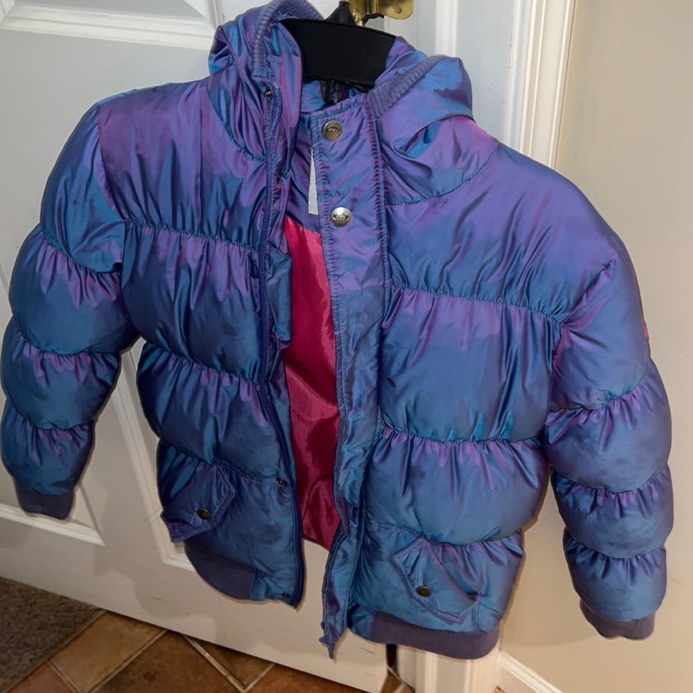 Appaman Down iridescent purple jacket sz 12